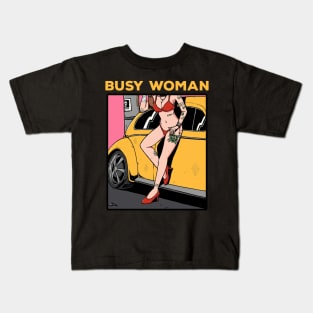 Busy woman 🔥 Kids T-Shirt